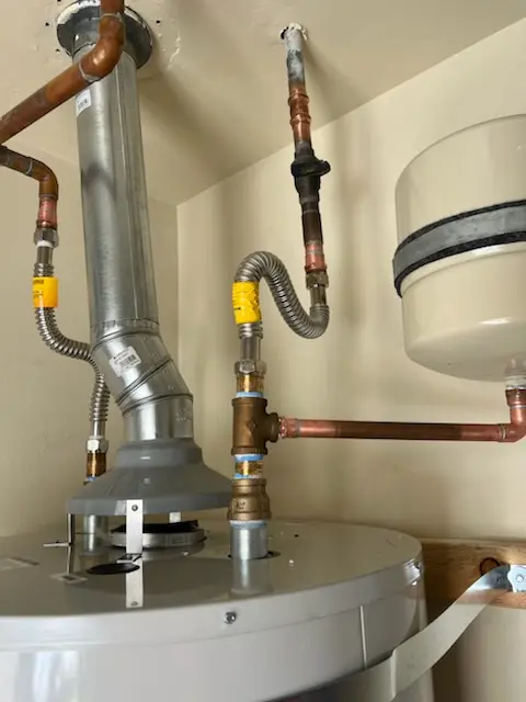 Water heater installation and plumbing repair in Jamestown